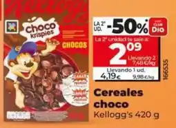 Dia Kellogg's - cereales choco oferta