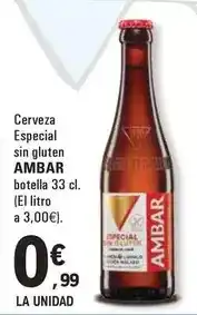 E.Leclerc Special - cerveza especial sin gluten oferta