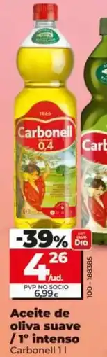 Dia Carbonell - aceite de oliva suave / intenso oferta