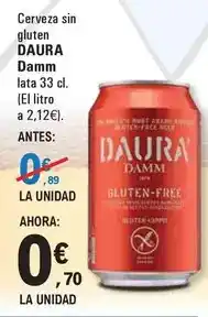 E.Leclerc Daura - cerveza sin gluten oferta