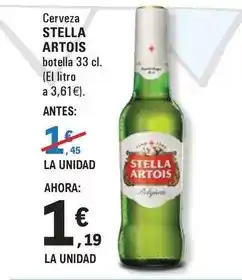 E.Leclerc Stella artois - cerveza oferta
