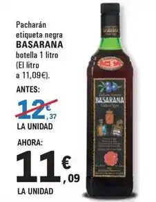 E.Leclerc Basarana - pacharan etiqueta negra oferta