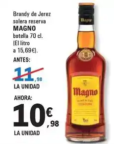 E.Leclerc Magno - brandy de jerez solera reserva oferta