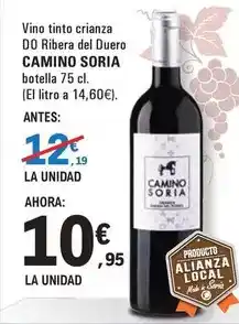 E.Leclerc Ribera - vino tinto crianza do del duero oferta
