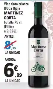 E.Leclerc Martínez - vino tinto crianza doca rioja oferta
