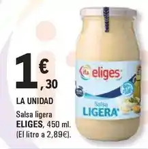 E.Leclerc Eliges - salsa ligera oferta