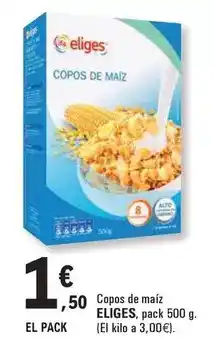 E.Leclerc Eliges - copos de maiz oferta