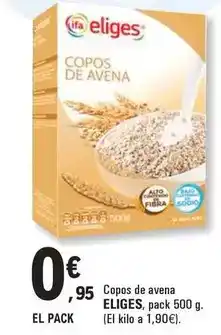 E.Leclerc Eliges - copos de avena oferta
