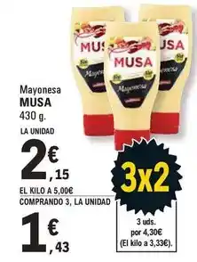 E.Leclerc Musa - mayonesa oferta