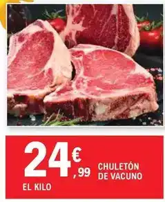 E.Leclerc Chuletón de vacuno oferta