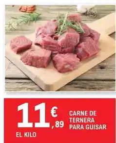 E.Leclerc Carne de ternera para guisar oferta