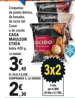 E.Leclerc Croquetas de jamón ibérico oferta