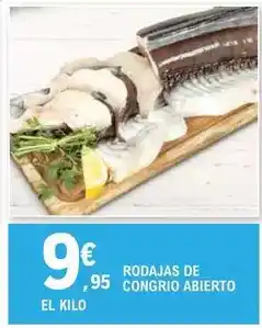 E.Leclerc Rodajas de congrio abierto oferta