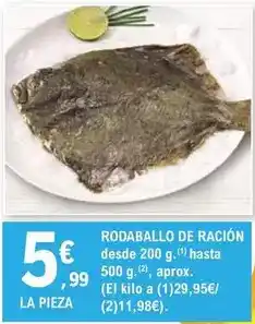 E.Leclerc Rodaballo de ración oferta