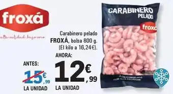 E.Leclerc Carabinero pelado oferta