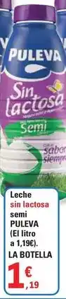 E.Leclerc Puleva - leche sin lactosa semi oferta