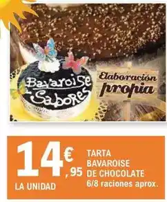 E.Leclerc Tarta bavaroise de chocolate oferta