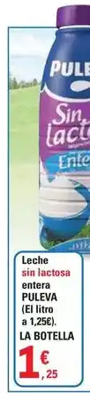 E.Leclerc Puleva - leche sin lactosa entera oferta