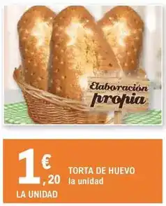 E.Leclerc Torta de huevo oferta