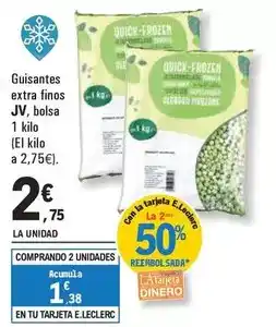 E.Leclerc Jv - guisantes extra finos oferta