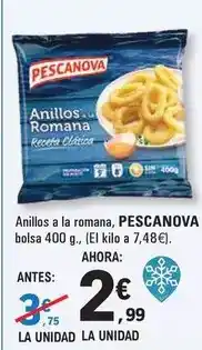 E.Leclerc Pescanova - anillos a la romana oferta