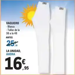 E.Leclerc Blanco - vaquero oferta