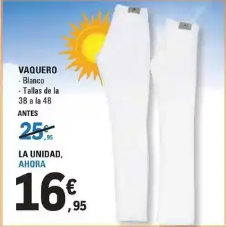 E.Leclerc Blanco - vaquero oferta