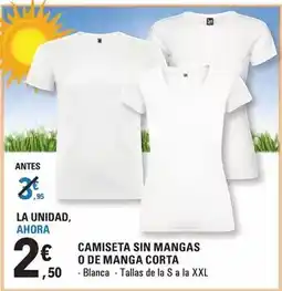 E.Leclerc Camiseta sin mangas o de manga corta oferta