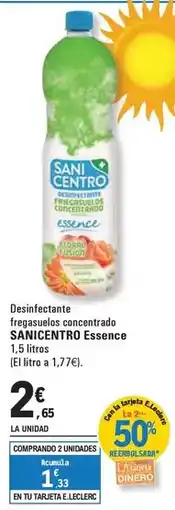 E.Leclerc Essence - desinfetante fresatolo concentrado oferta