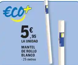 E.Leclerc Blanco - mantel de rollo oferta