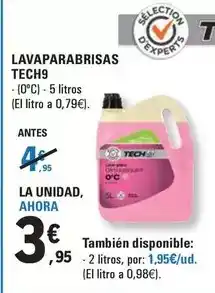 E.Leclerc Tech9 - lavaparabrisas oferta