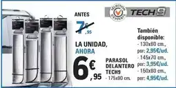 E.Leclerc Tech9 - parasol délantero oferta