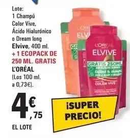 E.Leclerc L'oréal - elvive oferta