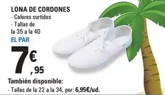 E.Leclerc Lona de cordones oferta