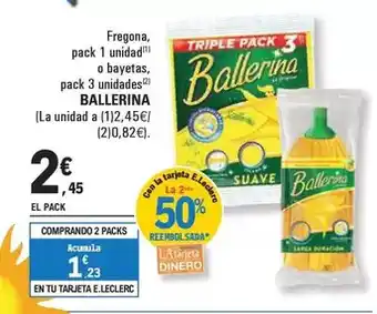 E.Leclerc Ballerina - fregona oferta