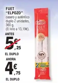 E.Leclerc Elpozo - fuet oferta