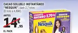 E.Leclerc Nesquik - cacao soluble instantaneo oferta