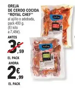 E.Leclerc Royal - oreja de cerdo cocida oferta