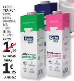 E.Leclerc Kaiku - leche oferta