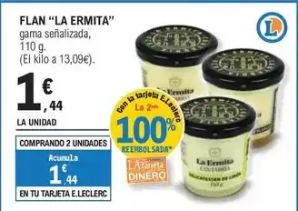E.Leclerc La ermita - flan oferta