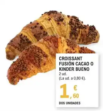 E.Leclerc Kinder - croissant fusion cacao o bueno oferta