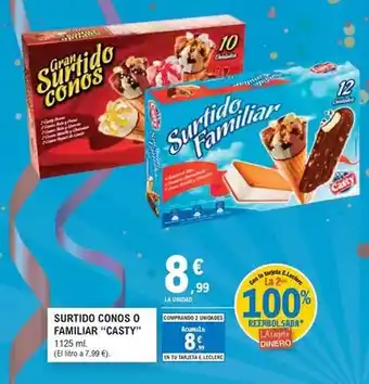 E.Leclerc Casty - surtido conos o familiar oferta