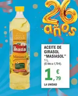 E.Leclerc Masíasol - aceite de girasol oferta