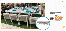 E.Leclerc Blanco - conjunto cubo oferta