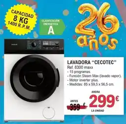 E.Leclerc Cecotec - lavadora oferta