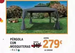 E.Leclerc Pergola con mosquiteras oferta