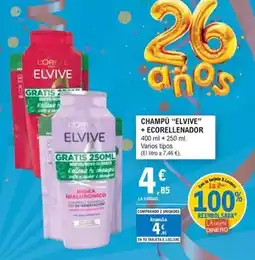 E.Leclerc Elvive - champu + ecorellenador oferta
