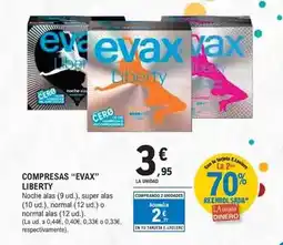 E.Leclerc Evax - compresas liberty oferta