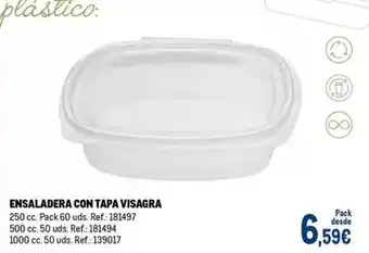 Makro Ensaladera con tapa oferta