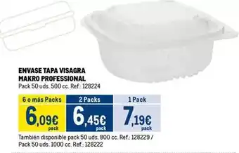 Makro Makro - envase tapa visagra professional oferta